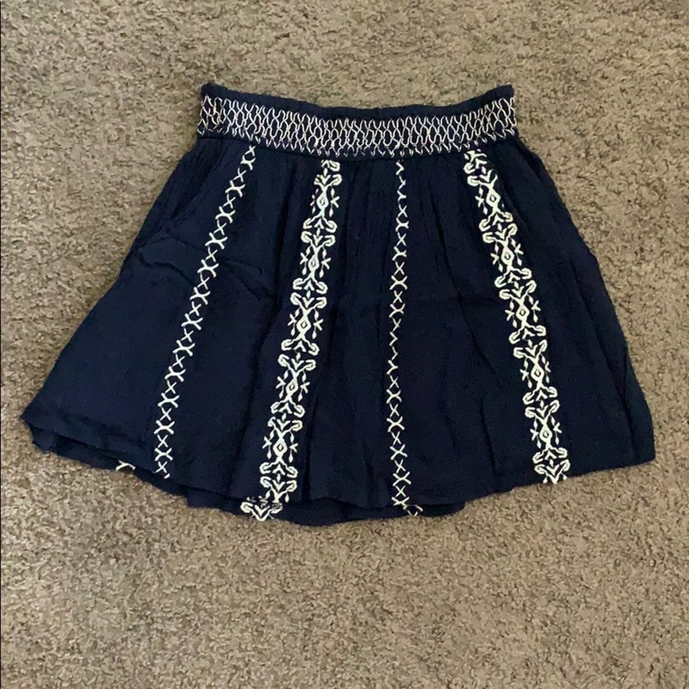 Hollister mixed pattern mini skirt